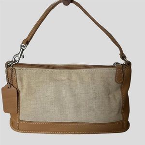 Vintage Coach Canvas Carly Mini Bag
